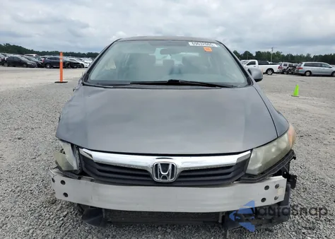 2012 Honda Civic Lx z USA, uszkodzony, nr VIN 2HGFB2F51CH327446